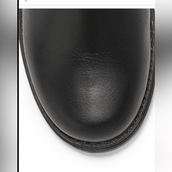 Cole Haan Black Leather Camae Chelsea Combat Boot , Waterproof - Picture 7 of 9